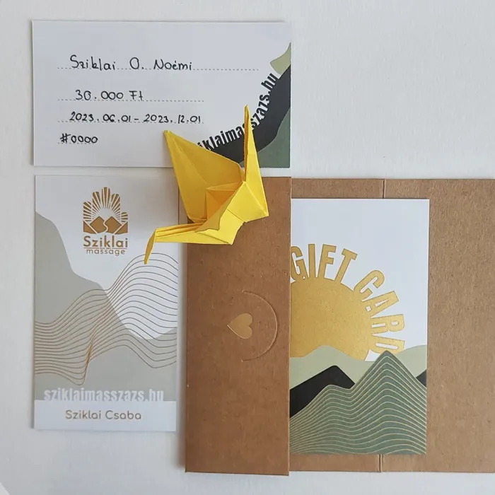 Physical gift card