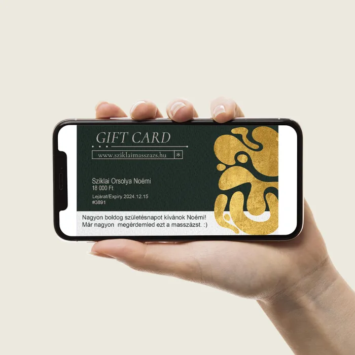 Virtual gift card